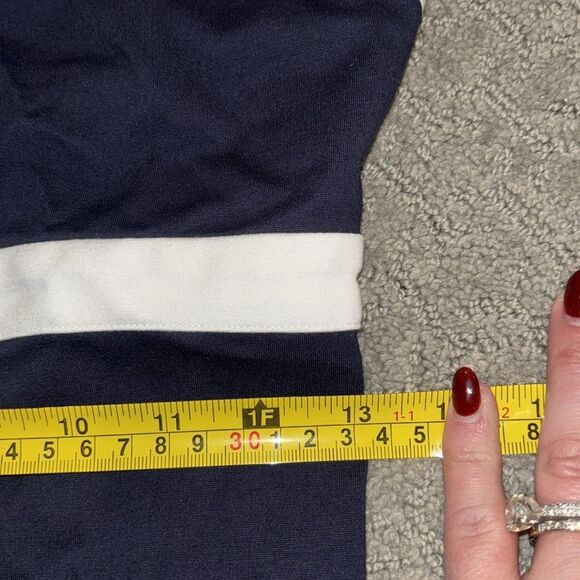 STAUD Navy/White Augustine Womens Knit Square Neck Maxi Dress Sz S NWOT - Picture 8 of 11